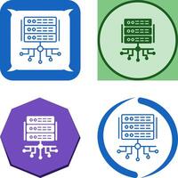 conception d'icône de serveur vecteur