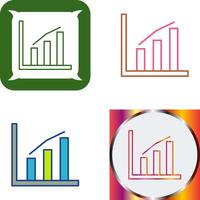 conception d'icône de statistiques vecteur