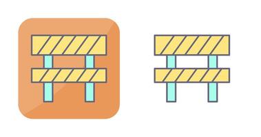icône de vecteur de barrière