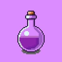 pixel art la magie potion Halloween conception vecteur