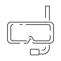 Voyage en relation ligne icône. contient tel Icônes comme bagage, passeport, des lunettes de soleil et plus. été vacances éléments. vecteur