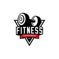 logo de sport de remise en forme vecteur