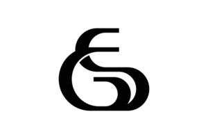 gs ou sg logo vecteur