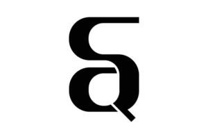 sq ou qs logo vecteur