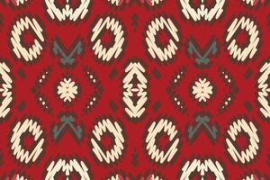 péruvien modèle sans couture bandana impression soie motif broderie, ikat broderie conception pour impression scandinave modèle sari ethnique Nativité gitan modèle vecteur