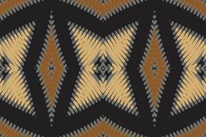 punjabi modèle sans couture bandana impression soie motif broderie, ikat broderie conception pour impression indigène art Aborigène art modèle floral kurti Mughal frontière vecteur