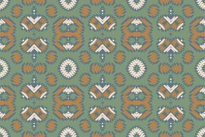 place modèle sans couture scandinave modèle motif broderie, ikat broderie conception pour impression Années 60 paisley attacher colorant Damas ornement tapis branché kurta pyjama vecteur