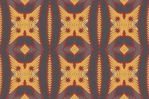 banarasi modèle sans couture bandana impression soie motif broderie, ikat broderie conception pour impression frontière broderie ancien Egypte vecteur