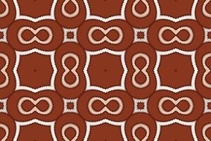 navajo modèle sans couture bandana impression soie motif broderie, ikat broderie conception pour impression attacher teinture taie d'oreiller sambal puri kurti Mughal architecture vecteur