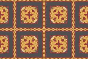 patchwork modèle sans couture scandinave modèle motif broderie, ikat broderie conception pour impression égyptien modèle Tibétain mandala foulard vecteur