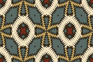 kilim modèle sans couture australien Aborigène modèle motif broderie, ikat broderie conception pour impression modèle ancien fleur populaire navajo patchwork modèle vecteur