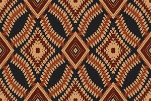 dupatta modèle sans couture australien Aborigène modèle motif broderie, ikat broderie conception pour impression égyptien modèle Tibétain mandala foulard vecteur