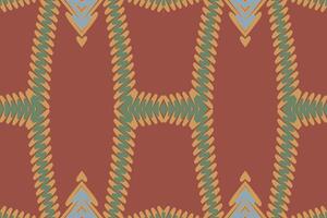 Dhoti modèle sans couture australien Aborigène modèle motif broderie, ikat broderie conception pour impression indigène art Aborigène art modèle floral kurti Mughal frontière vecteur
