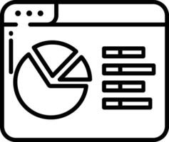 analytique contour illustration vecteur