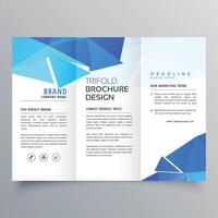 moderne affaires à trois volets brochure conception modèle conception illustration vecteur