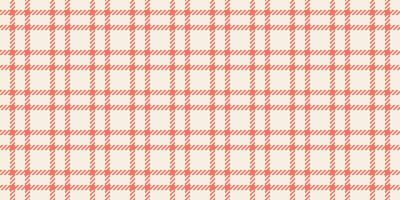 originaire de modèle transparent, serviette vérifier texture tartan. lin en tissu plaid Contexte textile dans lin et rouge couleurs. vecteur