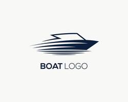 la vitesse bateau logo conception graphique élément modèle. vecteur