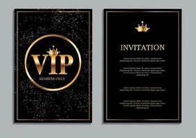 résumé, luxe, VIP, membres, seulement, invitation, fond, vecteur, illustration vecteur