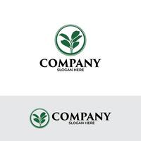 vert grandit logo, moderne conception symbolisant croissance. parfait pour les organisations éco amical entreprises, et agricole entreprises. vecteur