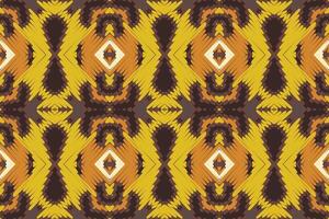 Boukhara modèle sans couture australien Aborigène modèle motif broderie, ikat broderie conception pour impression scandinave modèle sari ethnique Nativité gitan modèle vecteur