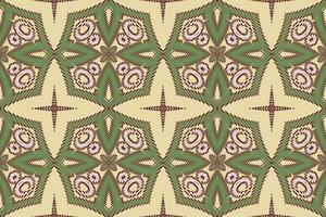 salwar modèle sans couture australien Aborigène modèle motif broderie, ikat broderie conception pour impression figure tribal encre sur tissu patola sari vecteur