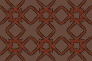 navajo modèle sans couture Mughal architecture motif broderie, ikat broderie conception pour impression indigène art Aborigène art modèle floral kurti Mughal frontière vecteur