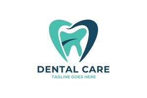 moderne logo de une dentaire clinique vecteur