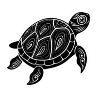 tortue. animaux domestiques. cultiver. national animaux. griffonnage style. vecteur