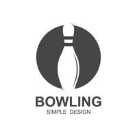 bowling logo conception vecteur