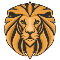 Lion tête Facile audacieux et sport logo modèle vecteur