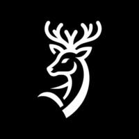 création de logo de cerf vecteur