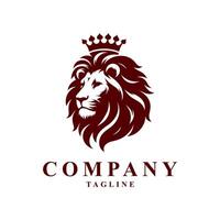 création de logo de lion vecteur
