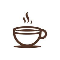 café logo pour les cafés et marques vecteur