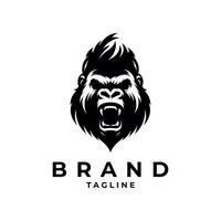création de logo de gorille vecteur