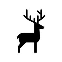 création de logo de cerf vecteur