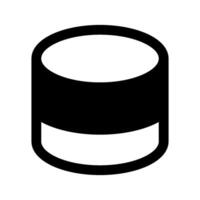 base de données icône symbole conception illustration vecteur