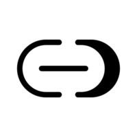 dissocier icône symbole conception illustration vecteur