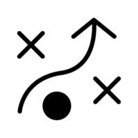 stratégie icône symbole conception illustration vecteur