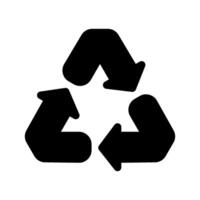 recycler icône symbole conception illustration vecteur