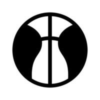 basketball icône symbole conception illustration vecteur