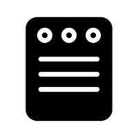 bloc-notes icône symbole conception illustration vecteur