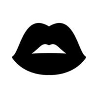 lèvres icône symbole conception illustration vecteur