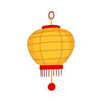 année chinois lampe dessin animé illustration vecteur