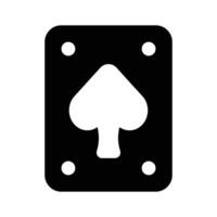 avoir une Regardez à cette Créatif icône de poker carte, ace de cœurs vecteur
