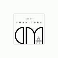 intérieur minimaliste meubles affaires entreprise logo vecteur