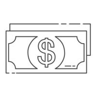 icône de ligne d'argent. logo de contour de haute qualité pour la conception de sites Web et les applications mobiles vecteur
