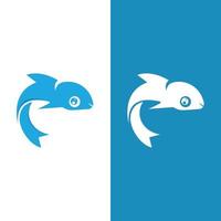 vecteur créatif de modèle de logo de poisson