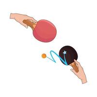 illustration de table tennis vecteur