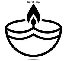 diwali icône, illustrateur sur Contexte vecteur