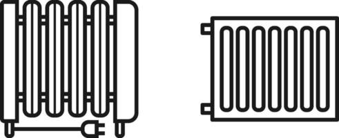 air chauffe-eau radiateur icône vecteur